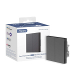 Aqara Wall Switch H1 EU, neutralus, pilkas - I&scaron;manusis jungiklis