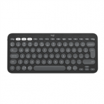 Klaviatūra Logitech Pebble Keys 2 K380s, US, black, belaidė Prekė - 920-011851