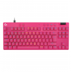 Logitech Pro X TKL Rapid, SWE, rožinė - Klaviatūra