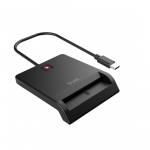 Trust Primo Smart ID Card Reader, USB-C, USB-A, juodas - I&scaron;manusis kortelių skaitytuvas