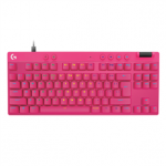 Logitech Pro X TKL Rapid, US, rožinė - Klaviatūra