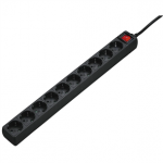 Ilgiklis Hama Power Strip, 10 skylių, 3 m, juodas Prekė-00137254