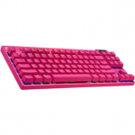 Logitech PRO X TKL, US, rožinė - Belaidė klaviatūra