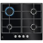 Electrolux 600, plotis 59 cm, juoda - Įmontuojama dujinė kaitlentė