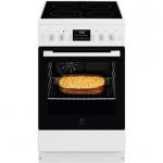 Electrolux 600 Series, 58 L, plotis 50 cm, balta - Viryklė