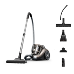 Tefal Compact Power XXL, 900 W, be mai&scaron;elių, smėlio spalvos - Dulkių siurblys Prekė - TW4B70