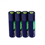 Įkraunamos baterijos Trust USB-C rechargeable AAA batteries, 4 vnt.  Prekė&ndash;25671