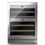 Vyno &scaron;aldytuvas Caso WineChef Pro 40, 40 butelių, auk&scaron;tis 83 cm, nerūdijančio plieno Prekė-00772