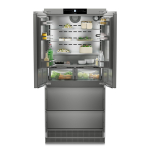 Liebherr, BioFresh NoFrost, 523 l, 203 cm, nerūdijančio plieno - &Scaron;aldytuvas