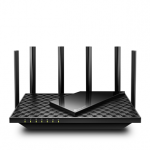 TP-Link Archer AXE75, AXE5400 Tri-Band Gigabit Wi-Fi 6E, juodas - Wi-Fi mar&scaron;rutizatorius