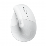 Pelė Logitech Lift Vertical Ergonomic for Mac, Belaidė, balta