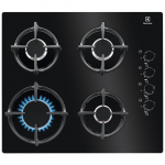 Electrolux 600, plotis 59 cm, juoda - Įmontuojama dujinė kaitlentė