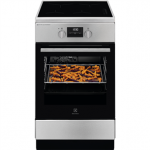 Electrolux 600 Series SteamBake, 58 L, plotis 50 cm, nerūdijančio plieno - Indukcinė viryklė