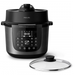 Philips 3000 series Multi Cooker, 1000 W, 6 l, juodas/tamsiai pilkas - Daugiafunkcinis puodas