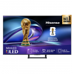Hisense E8Q, 50'', 4K UHD, ULED, Mini LED, juodas - Televizorius