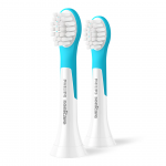 Philips For Kids, 2 vnt., balti/mėlyni - Dantų &scaron;epetėlių antgaliai