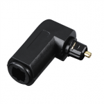 Adapteris Avinity Audio Optical Fibre, ODT, Toslink, 90&deg;, gold-plated, black Prekė - 00127091