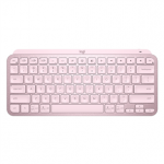 Klaviatūra Logitech MX Keys Mini SWE, Belaidė, Rožinė