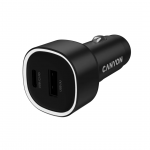 Canyon OnDrive 48, USB-A, USB-C, 48 W, juodas - Automobilinis įkroviklis