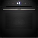 Bosch, Series 8, 71 L, pirolizė, juoda - Įmontuojama orkaitė