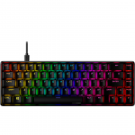 HyperX Alloy Origins 65, HyperX Red, Linear, US, juoda - Klaviatūra