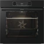 Gorenje, 77 L, pirolizė, juoda - Įmontuojama orkaitė