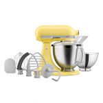 KitchenAid Artisan "Color of the year 2025 - Butter", 4.7 L / 2.8 L, 300 W, geltonas - Virtuvinis kombainas
