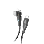 SBS Flexi, 60 W, 1 m, USB-C, pilkas - Laidas