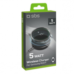 SBS Wireless Charger For Samsung Watch, 5 W, juodas - Belaidis įkroviklis
