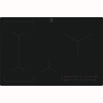 Electrolux 600 SaphirMatt SE&reg; Bridge Hob2Hood, plotis 80 cm, juoda - Įmontuojama indukcinė kaitlentė