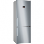 Bosch, NoFrost, 440 L, auk&scaron;tis 203 cm, nerūdijančio plieno - &Scaron;aldytuvas