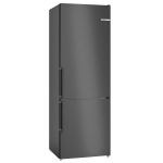 Bosch, NoFrost, 440 L, auk&scaron;tis 203 cm, juodas - &Scaron;aldytuvas