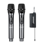 Prime3 AWM22DB Dual Wireless VHF Microphone, juodas - Belaidžių mikrofonų rinkinys