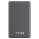 Canyon OnCharge 505 Slim Magsafe, 5000 mAh, belaidis įkrovimas, USB-C, tamsiai pilka - I&scaron;orinė baterija