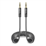 Laidas SBS, 3.5mm - 3.5mm, coiled, dark gray Prekė - TECABLE35SPIRDG