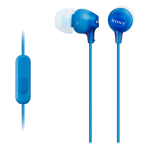 Ausinės Sony EX15LP, Mėlynos Prekė - MDREX15APLI.CE7