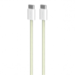 Puro Fabrik 2.0, USB-C to USB-C, 60 W, geltonas - Laidas