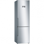 Bosch, Series 4, NoFrost, 279 L, auk&scaron;tis 203 cm, nerūdijantis plienas - &Scaron;aldytuvas