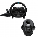Žaidimų vairas Logitech G923 PC/PS4/PS5 + Driving Force pavarų svirtis