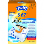 Dulkių siurblių mai&scaron;eliai Swirl S 67 PET, 4vnt