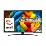 LG NANO81 AI, 43'', LED LCD, NanoCell, juodas - Televizorius