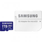 Samsung PRO Plus MicroSDXC, 1 TB, mėlyna - Atminties kortelė su adapteriu