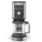 Ninja CREAMi Deluxe, 10 viename, juodas/sidabro spalvos - Ledų gaminimo aparatas
