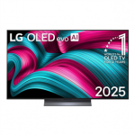 LG OLED evo AI C5, 55'', 4K UHD, OLED, juodas - Televizorius