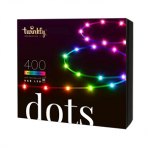 Twinkly Dots, 400 LED, IP20, 20 m, skaidri - I&scaron;manioji lempučių girlianda