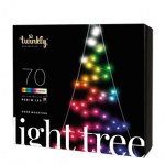 I&scaron;manioji kalėdinė eglutė Twinkly Light Tree 2D, 100 LEDs, IP44, 2 m Prekė - TWWT050SPP-BEU