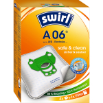 Swirl Micropor A 06, 4 vnt. - Dulkių mai&scaron;eliai