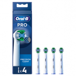 Braun Oral-B Precision Clean Pro, 4 vnt., balti - Dantų &scaron;epetėlių antgaliai Prekė - EB20-4NEW