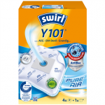 Dulkių siurblių mai&scaron;eliai Swirl Micropor Y 101, 4vnt Prekė - Y101MNEW