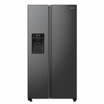 Hisense, NoFrost, 566 L, auk&scaron;tis 179 cm, juodas - SBS &scaron;aldytuvas